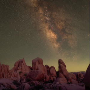 Vía Láctea en Joshua Tree 1